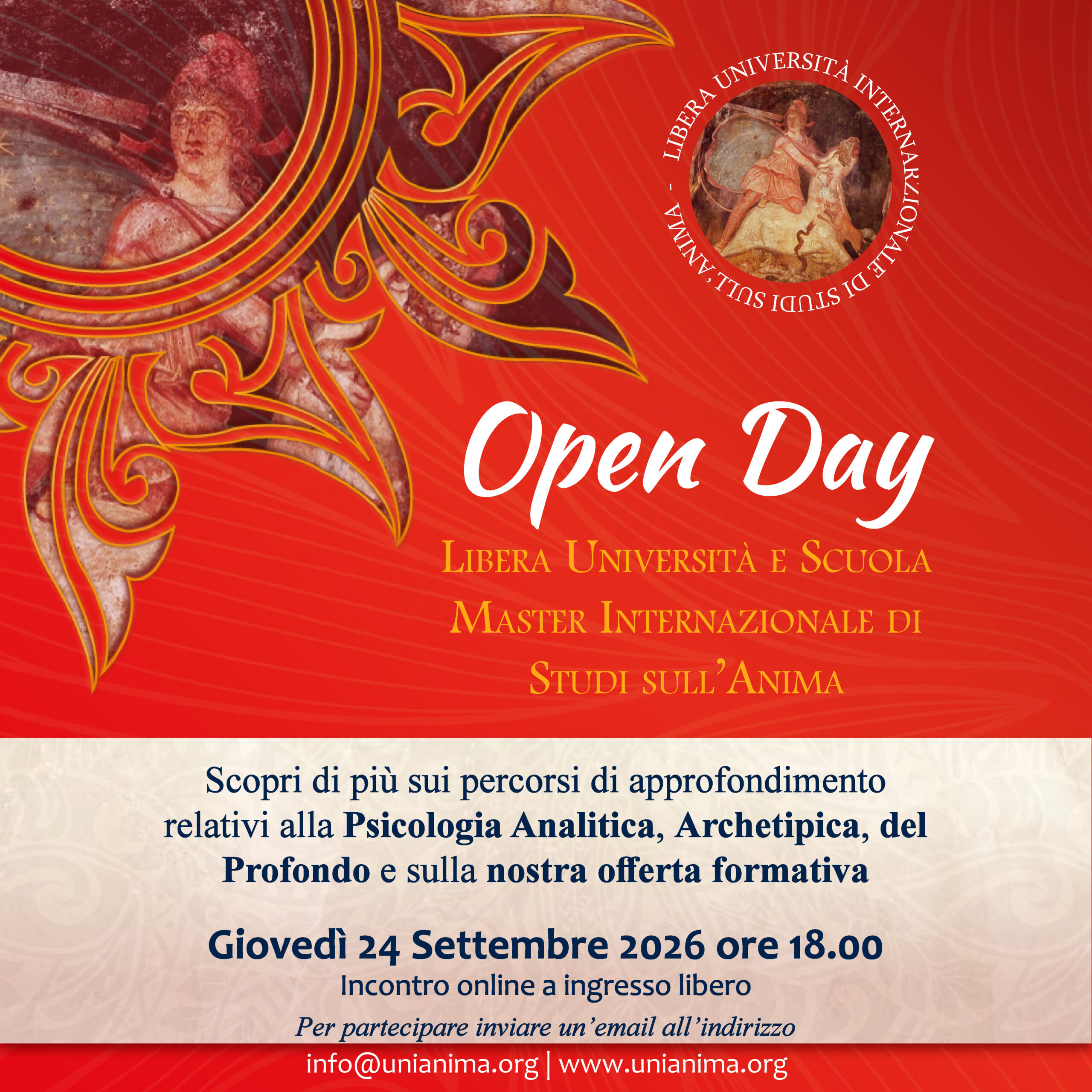 Open day settembre 2026